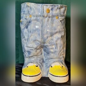 Handpainted Ceramic Planter